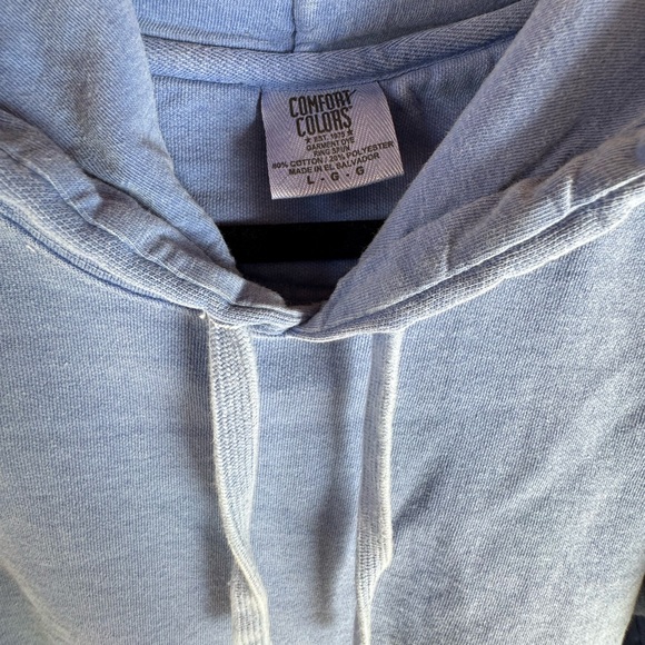 Comfort Colors Hoodie Blue size Large - Picture 4 of 6
